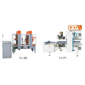 เครื่องปิดเทปกาวกล่อง แบบพับฝากล่องอัตโนมัติ รุ่น FJ-3B/ FJ-P1-Series
