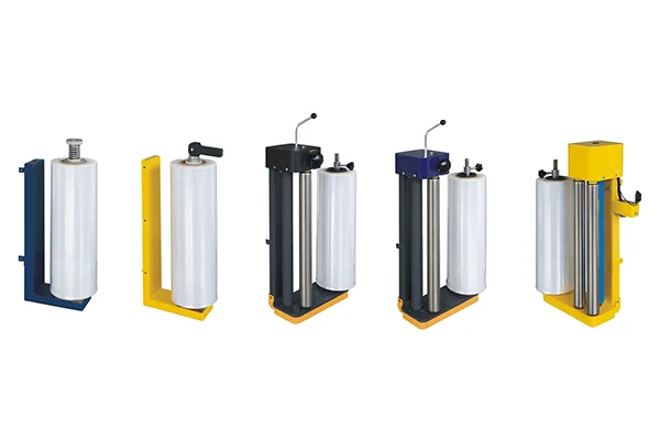 ตัวอย่างที่ใส่และยืดฟิล์มของเครื่องรุ่นต่างๆ