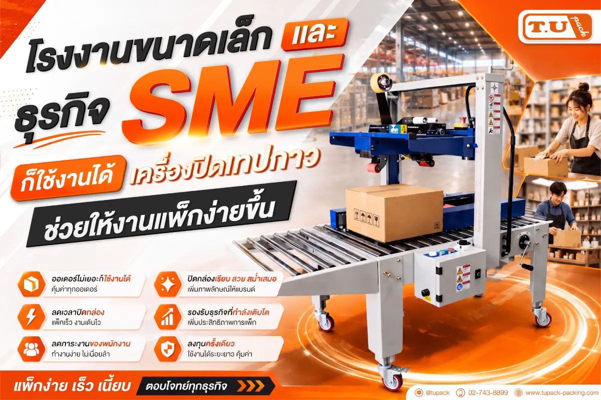 โรงงานขนาดเล็กและธุรกิจ SME ก็ใช้งานได้