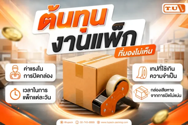 ต้นทุนงานแพ็กที่มองไม่เห็น